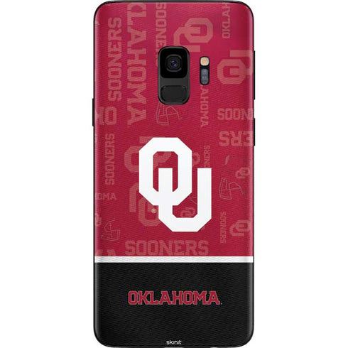 University of Oklahoma Split Jersey Galaxy S9 Skin